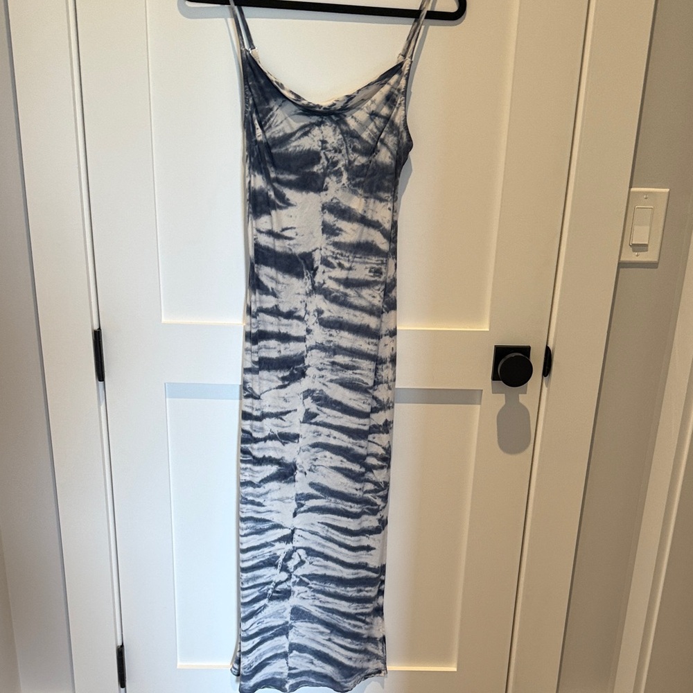 Bella Dahl Indigo Tie-Dye slip dress